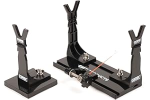 CRB CUSTOM ROD BUILDER CRB Core Hand Wrapper - Rod Building System with Adjustable Rod Stands, Thread Carriage & Integrated Tensioner - Compact, Stable Platform for Custom Rod Building & Repairs