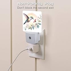 Groovy Hummingbird Flower Night Light for