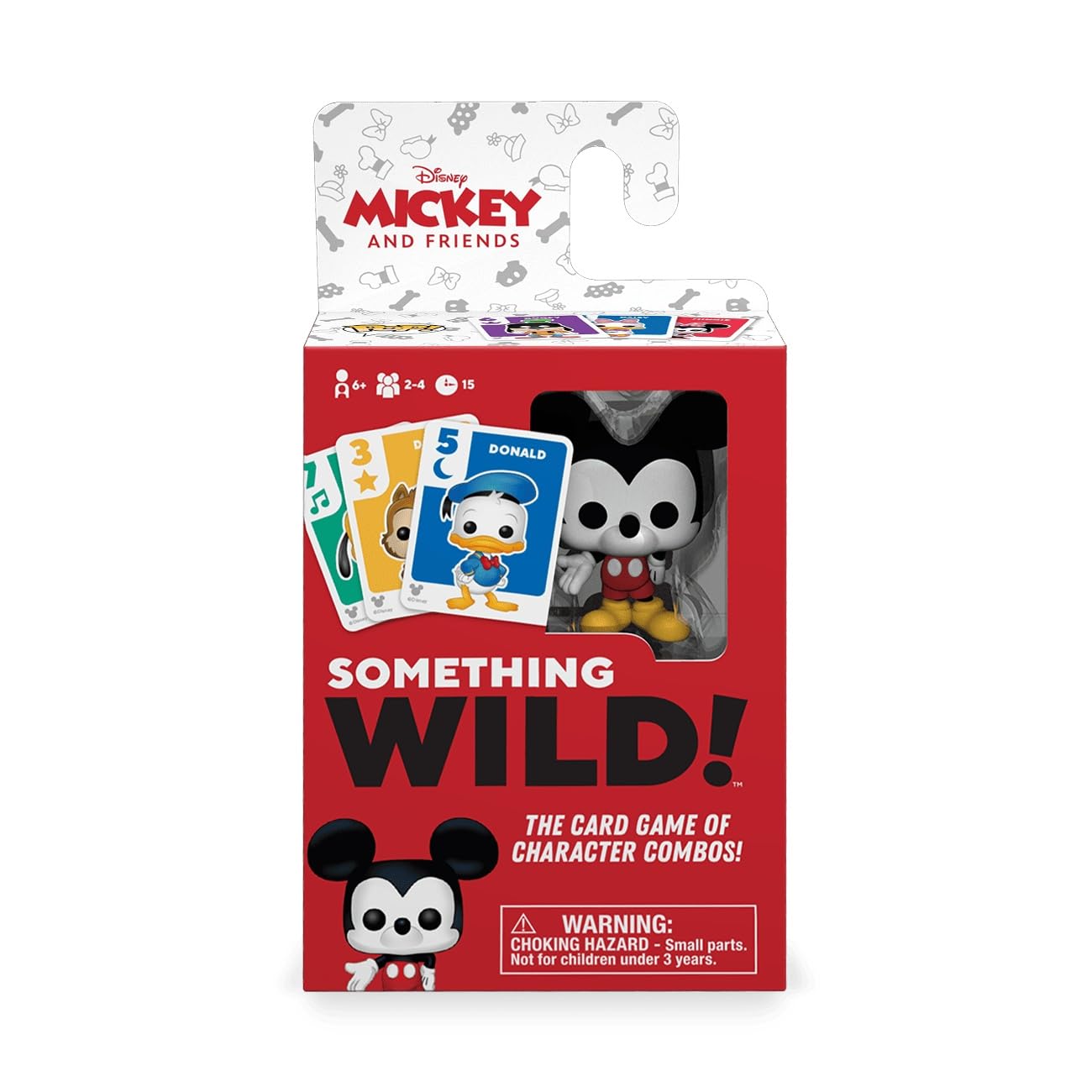Funko Something Wild Family Card - Mickey & Friends Disney(Includes Collectable Mini POP!) Ideal For Children Ages 6 And Up - Fun For The Whole Family Board Game 49355