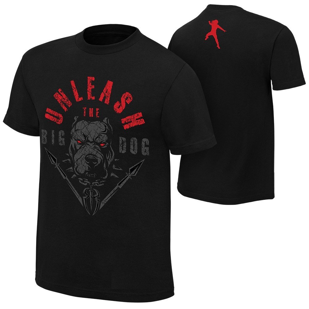 roots4creation wwe black rubber print t-shirt