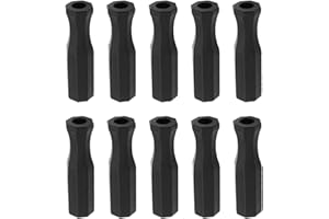 KavandirJP 10 Pieces Foosball Handle Grips Foosball Table Handles Octagonal Handles