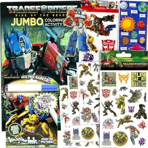 Transformers More than Meets the Eye: 3D Book with Glasses: Hasbro