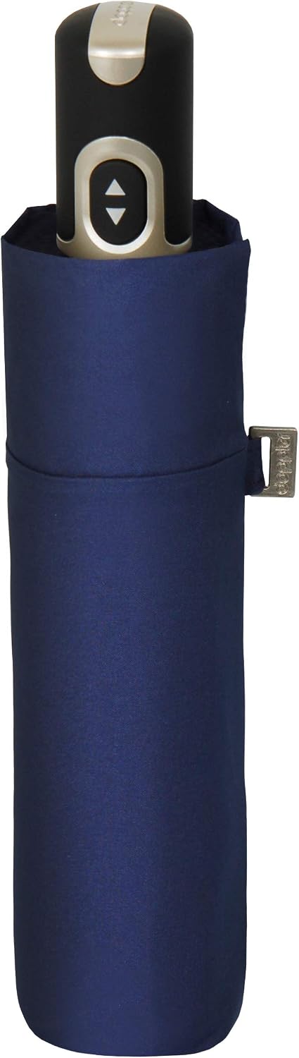 Knirps Carbonsteel Magic uni Navy Stick Umbrella, 94 cm, Blue (Navy), 94 centimeters