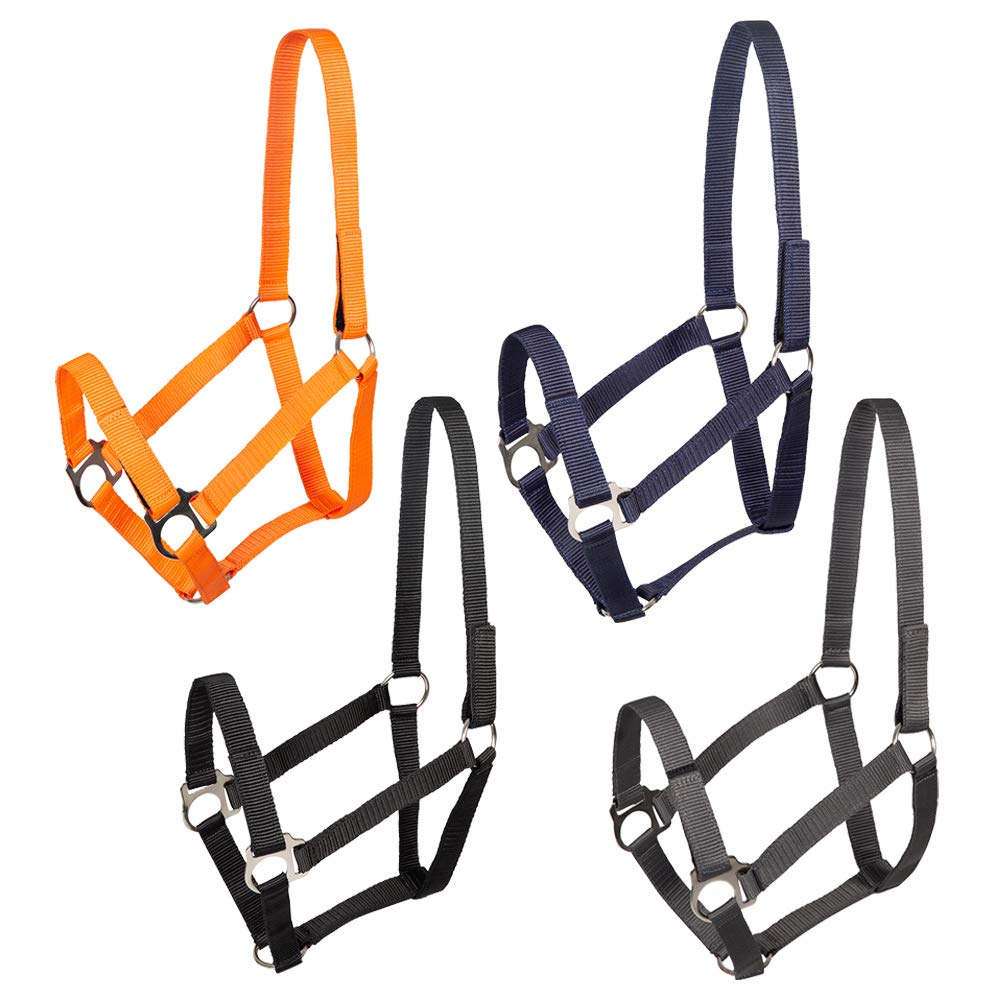 PFIFF Jocose 102921 Safety Halter Paddock Headcollar Grey Shetty