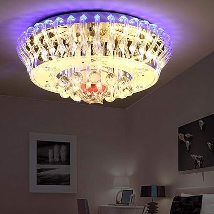 Amazon Com Bosslv Led Ceiling Light Integrated Bluetooth Music