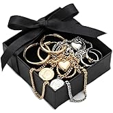 Mystery Jewelry Jar 41+Pcs Jewelry Mystery Box With Butterfly Earrings，Necklaces,Crystal, Rings, Bracelets Jewlery Box Goth Vintage Style Gold And Silver Jewerly Sets For Women Unique Gift For Her