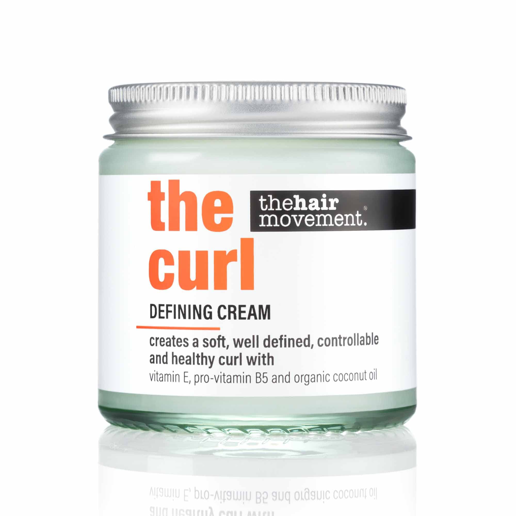 The Hair Movement | Curl Defining Cream | Sulphate Free | Paraben Free | Curl Cream | Salon Professional Curl Activating Treatment | Cruelty-Free | Vegan | 100% Recycled Packaging