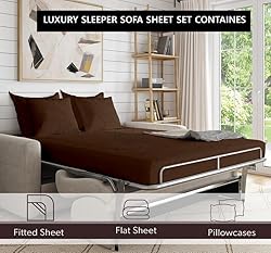 Full Sleeper Sofa Bed Sheet Set - 400 Thread Count