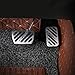 DeAutoBug Aluminium Alloy Fuel Braking Pedals Decoration Cover Trim Frame for Honda Civic 2016 2017 (a Set of 2)