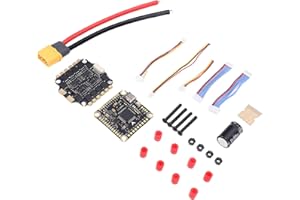 Denash Denash F405 Flight Controller 60A ESC Stack Fast Wireless Data Transfer for SpeedyBee Plastic RC Drone, Robust Perform