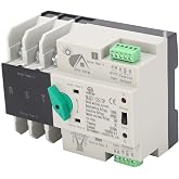 3P 110VPower Automatic Transfer Switch 63A Din Rail Type Mini ATS Backup Emergency Power Electrical Selector Generator Changeover Switch
