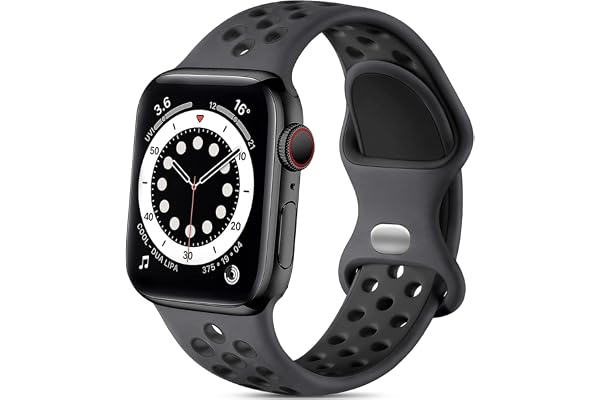 Lerobo Compatible with Apple Watch Bands Ultra 3 2 1 49mm 44mm 42mm 45mm 46mm Women Men,Soft Silicone Breathable Sport Strap