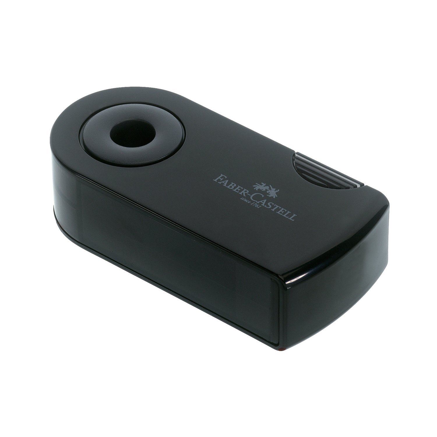 DOUBLE HOLE SHARPENER SLEEVE BLACK WITH RUBBER GRIP