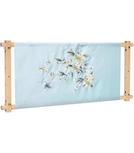 PATIKIL Needlepoint Embroidery Tapestry Scroll Frame, 83cm x 30cm