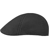 Stetson Texas Cotton Flat Cap UV Protection 40+ Solid Color Peaked Ivy Cap Men Spring Summer