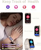 Amzhero Health Fitness Tracker 24/7 Heart Rate SpO2 Sleep 5ATM Waterproof view 4