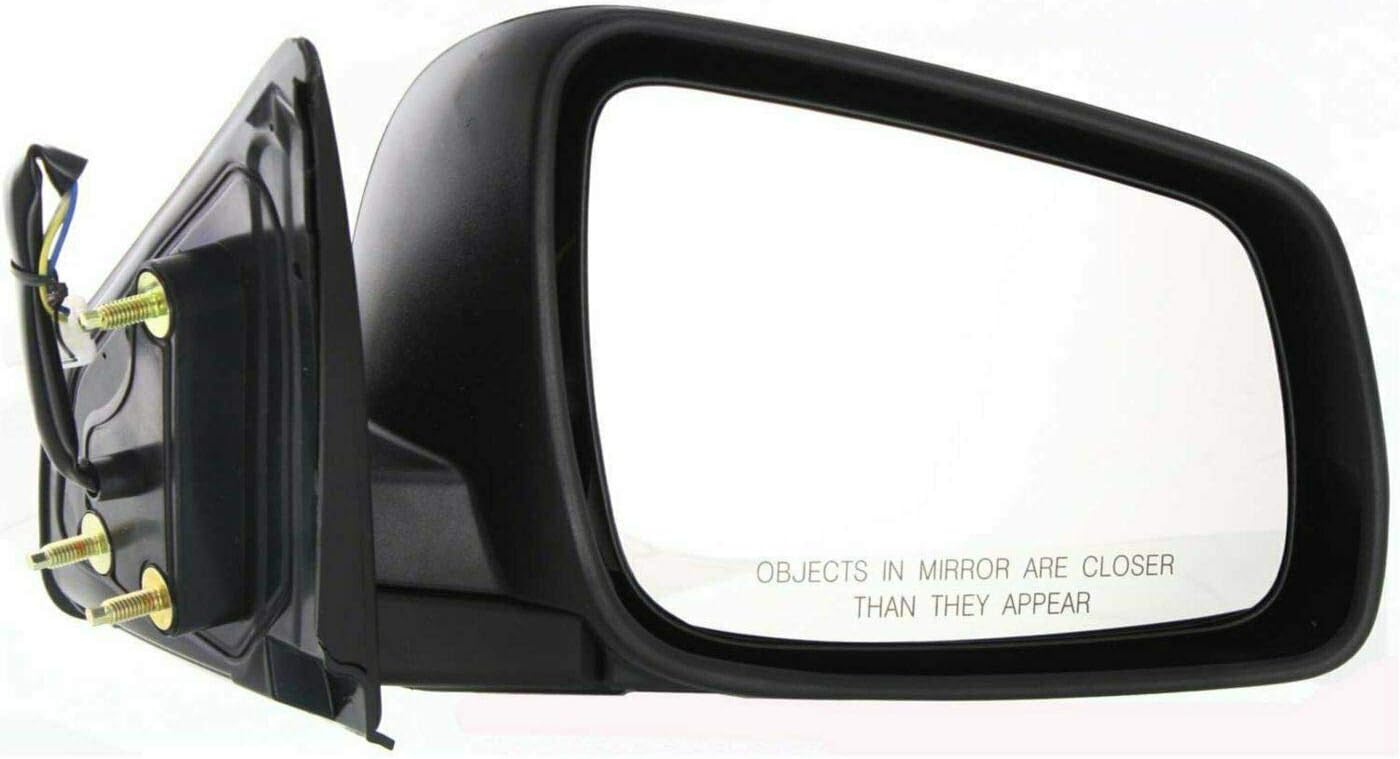 TopAutoParts Passenger RH Side Power Mirror Fits Mitsubishi Lancer 2008-2014 ES Sportback Hatchback 4-Door Textured Black 7632A094 MI1321129