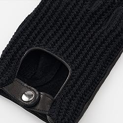 Hanotolo Fingerless Driving Gloves for Men– Soft