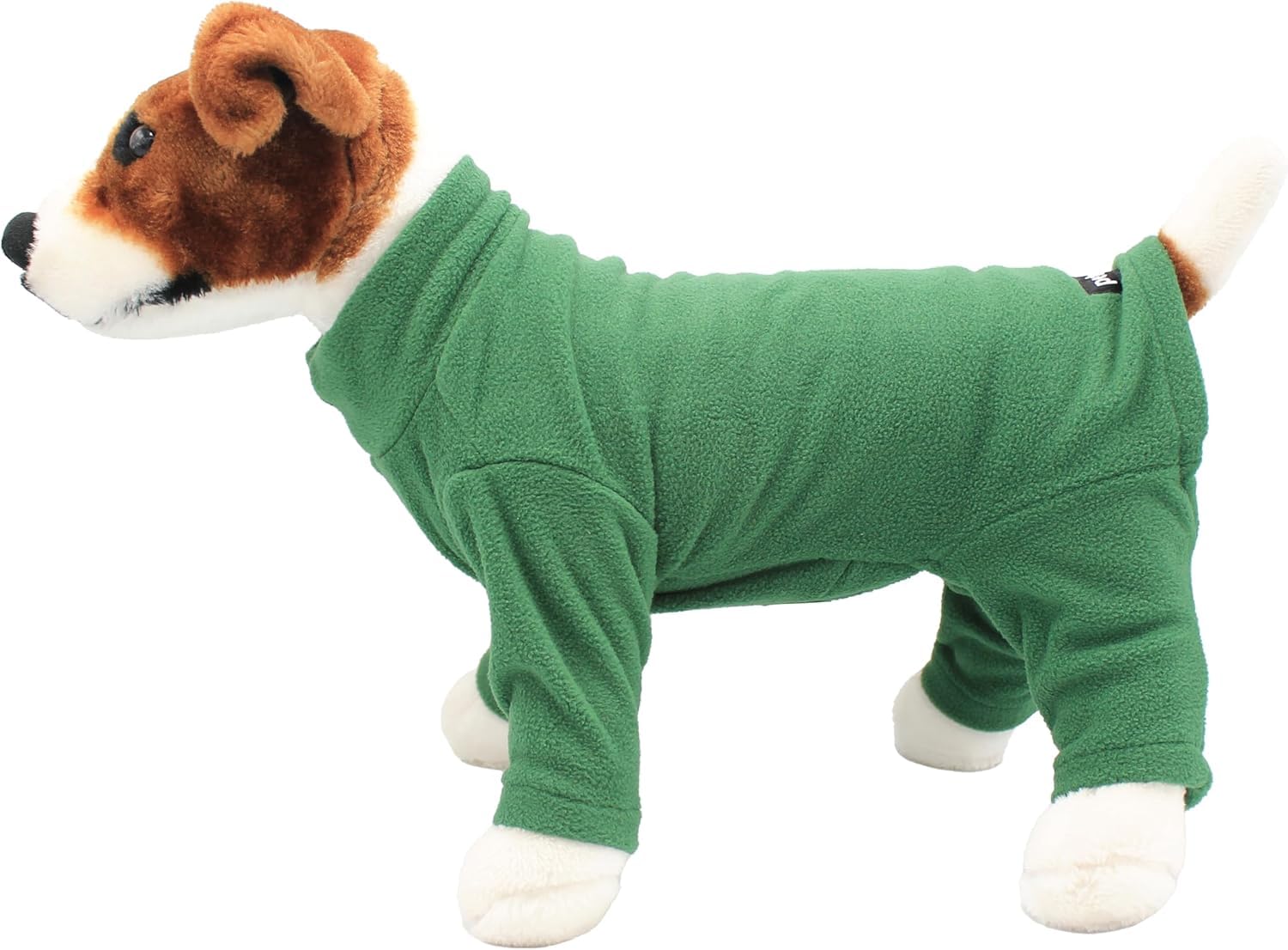Warm Four-Legged Dog Fleece – Super Soft, Weather-Resistant, Available in a Range of Sizes and Colours (Green, Small)