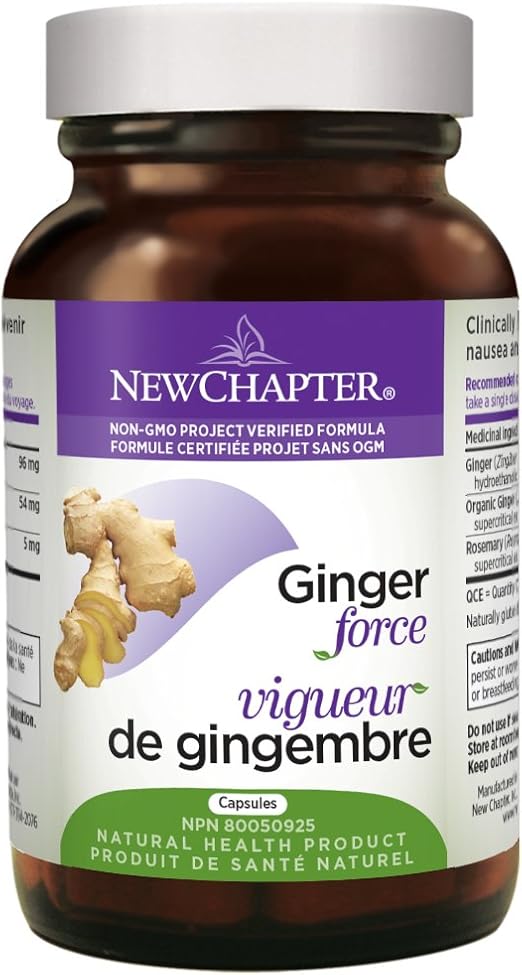 New Chapter Ginger Supplement Ginger Force with Supercritical Organic