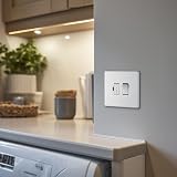 BG Electrical Fused Spur Switch 13A Double Pole Screwless Brushed Steel FBS50 view 7