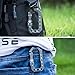 WINGOO Stainless Steel Key Chain Quickdraw Carabiner Anti-lost Key Chain Climbing Carabiner Backpack Buckle (Green)