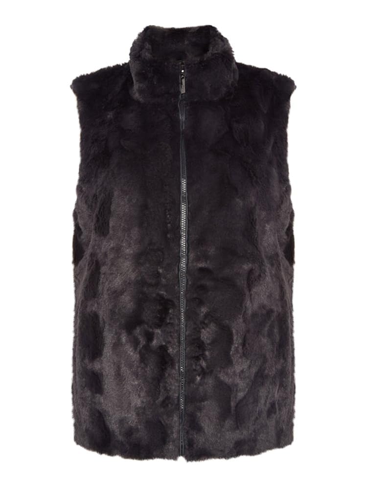 TIGI Faux Fur Gilet Amazon.co.uk Clothing