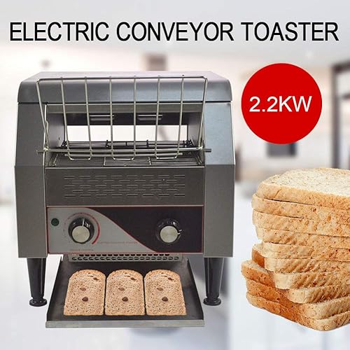 Commercial Conveyor Toaster, 300PCS/Hour 2200W 110V Bulit with