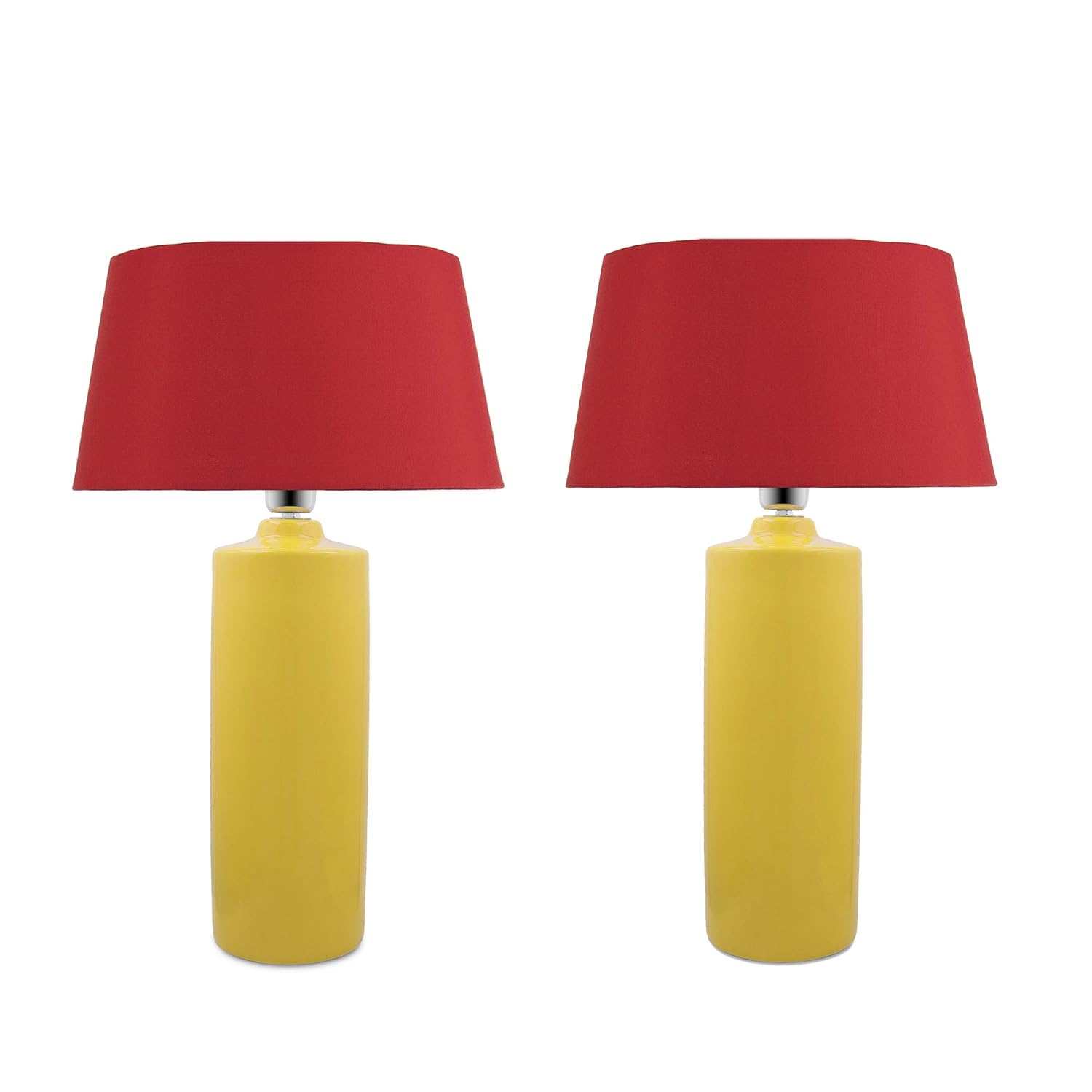 yellow table lamp base