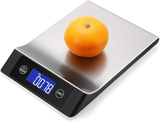 Qinmo Escala electrónica, escala de cocina digital, 10kg / 1g con