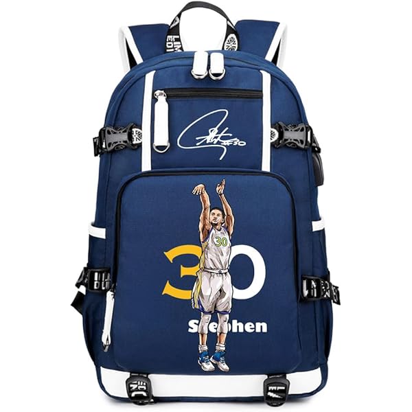 Sac à Dos Enfant 24L Motif Basketball Fire | Polyester Léger | Poches Multiples | Pour École, Voyage | Garçons & Filles