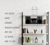 Roxel RCD-250BT All in One Micro Hifi CD Player Bluetooth FM USB view 7