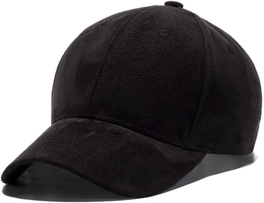 Soft Faux Leather Suede Hat Baseball Cap