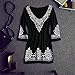 Lovaru Women's V Neck Floral Printed Cuff Detail Bodycon Short Dress