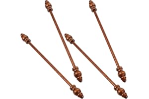 Artibetter 2pairs Wooden Picture Hanging Rod Scroll Hanger Rods for Wall Art Display Home Decoration