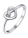 ChicSilver Heart Rings for Women 925 Sterling
