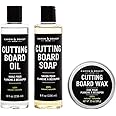 Caron & Doucet - Ultimate Cutting Board Maintenance Kit - Cutting Board Oil, Cutting Board Soap, Cutting Board Wax