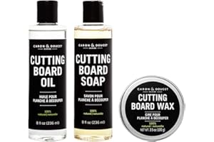 Caron & Doucet - Ultimate Cutting Board Maintenance Kit - Cutting Board Oil, Cutting Board Soap, Cutting Board Wax