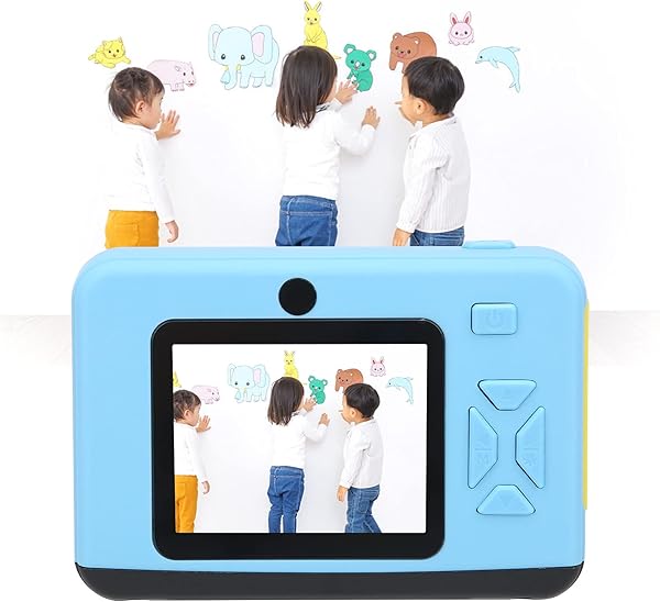 FECAMOS 20MP HD Children Digital Camera 2 0in IPS Screen AntiDrop Video Recording Camera Kids Camcorder Digital Video Camera Gifts for Boys and Girls blue