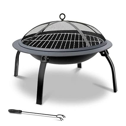 Amazon Com Lxb Portable Folding Fire Pit A Compact 4 Legged Fire