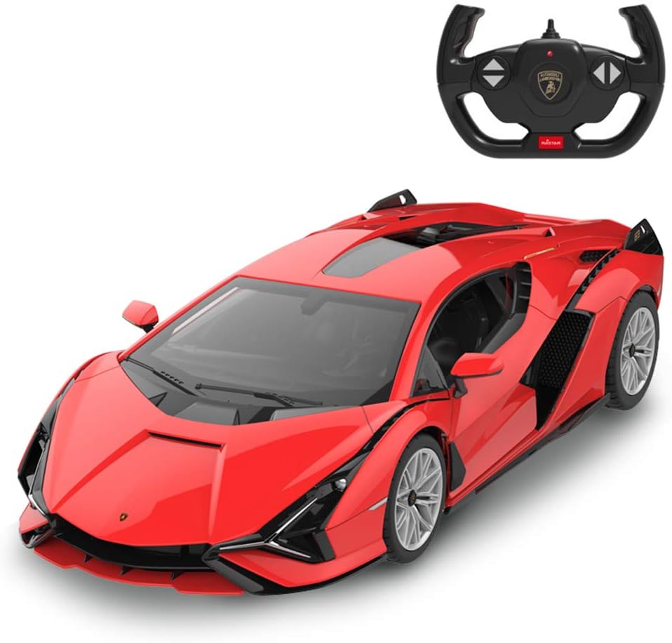 RASTAR 1/14 Scale Ford GT RC Open Door Radio Remote Control Model Toy Car R/C RTR Licensed Product (Matte Black)