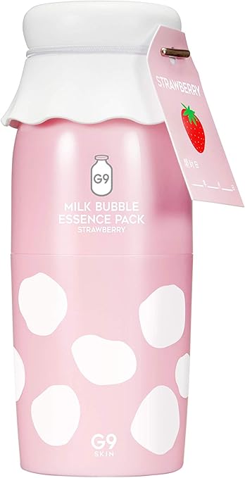 Amazon G9skin Milk Bubble Essence Pack ミルクバブルエッセンスパック Strawberry G9skin フェイスパック 通販 Amazon G9skin Milk Bubble Essence Pack ミルクバブルエッセンスパック Strawberry G9skin フェイスパック 通販