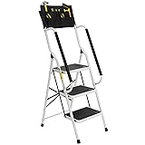 BOCOM 3 Step Ladder, Lightweight Portable Folding