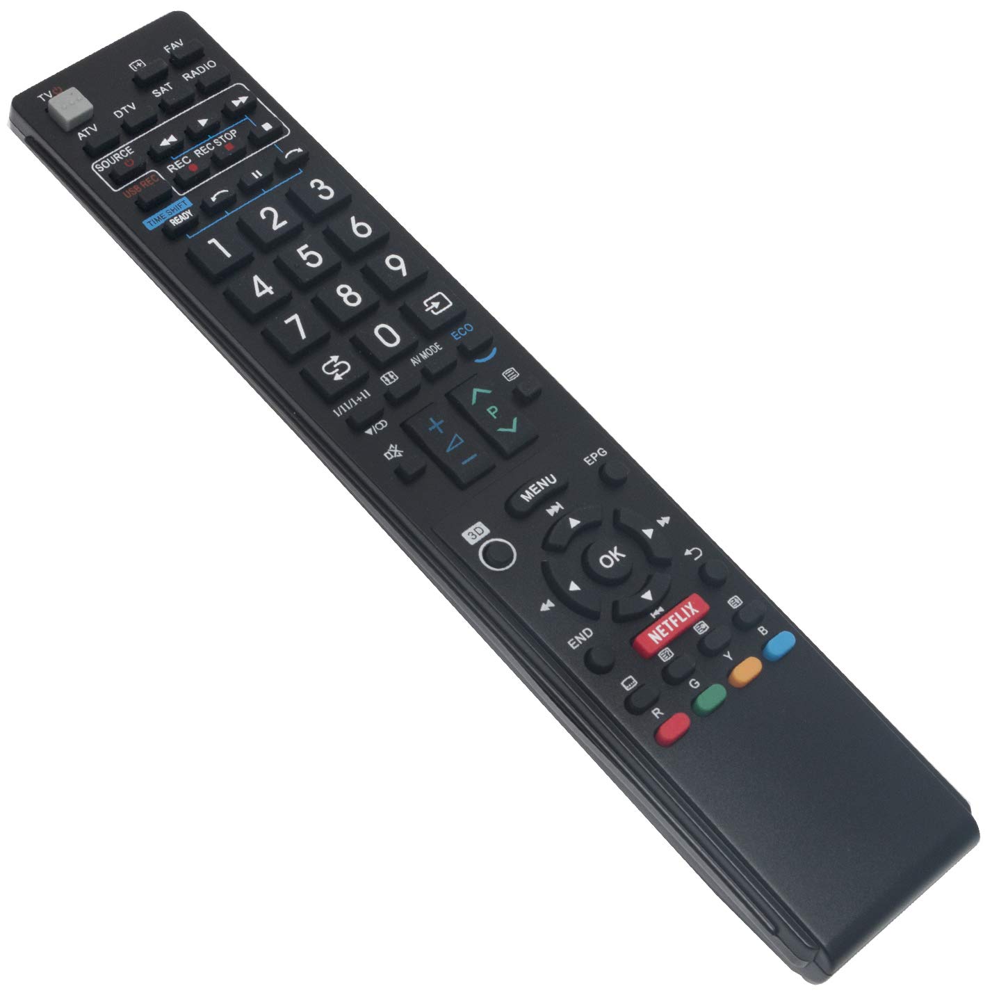 ALLIMITY GB058WJSA GB005WJSA Remote Control Replace Fit for 3D Smart TV GA983WJSA GA902WJSA GA903WJSA LC-39LE751E LC-39LE752E LC-40LE730E LC-40LE730NET LC-40LE732E LC-40LE924E