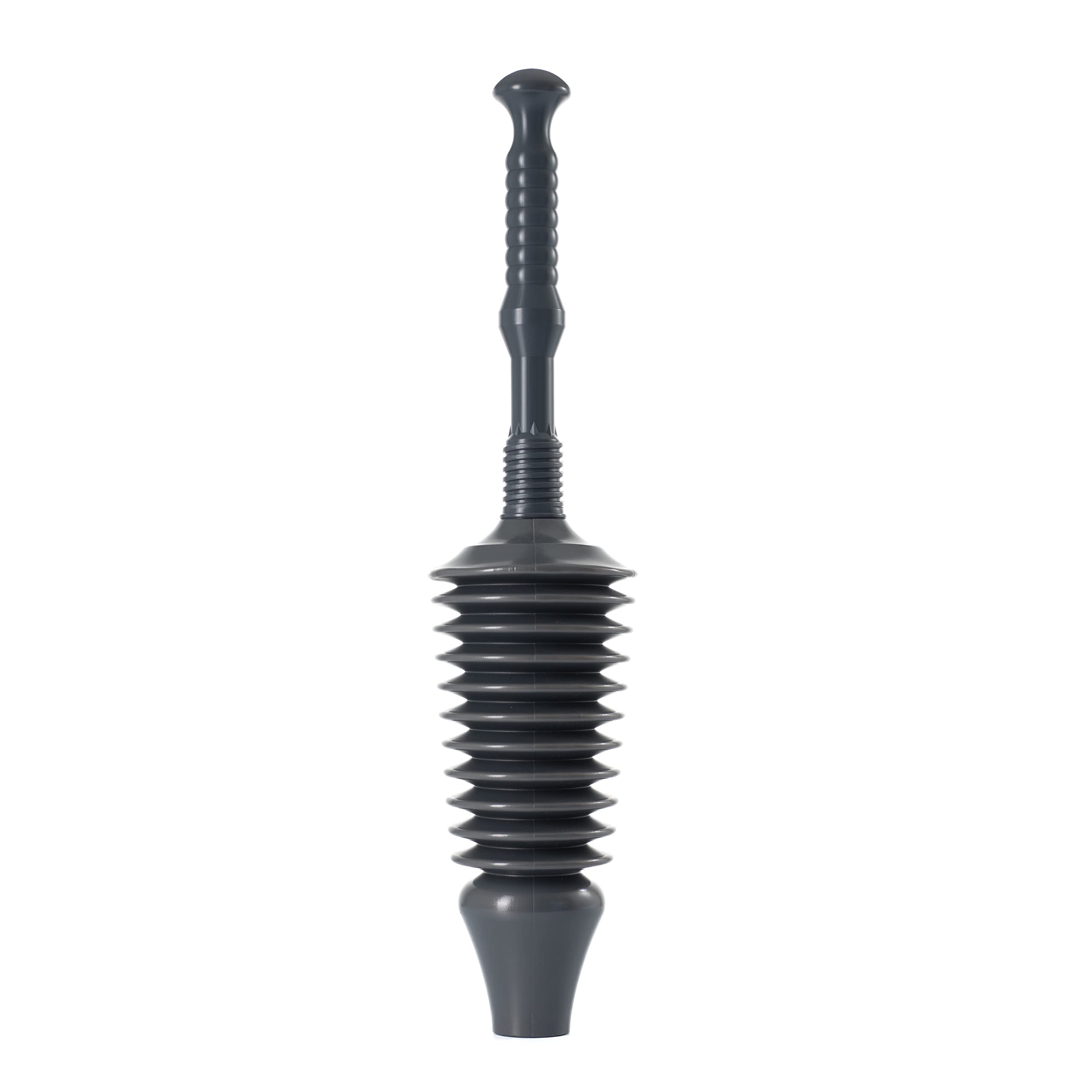 Buffalo - Snake Toilet Plunger - Heavy Duty Unblocker - Ergonomic Bellow Design - Increased Flexibility