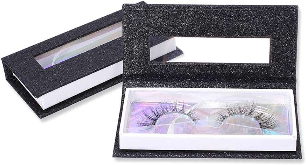Alonea Empty Box, False Eyelash Care Storage Case Box Container Holder Compartment Tool (Black)