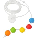 6 Ft with 5 Beads Vision Convergence Training-cuerda de Brock | Train Vision, Athletic Performance, Silicone material anti-slip