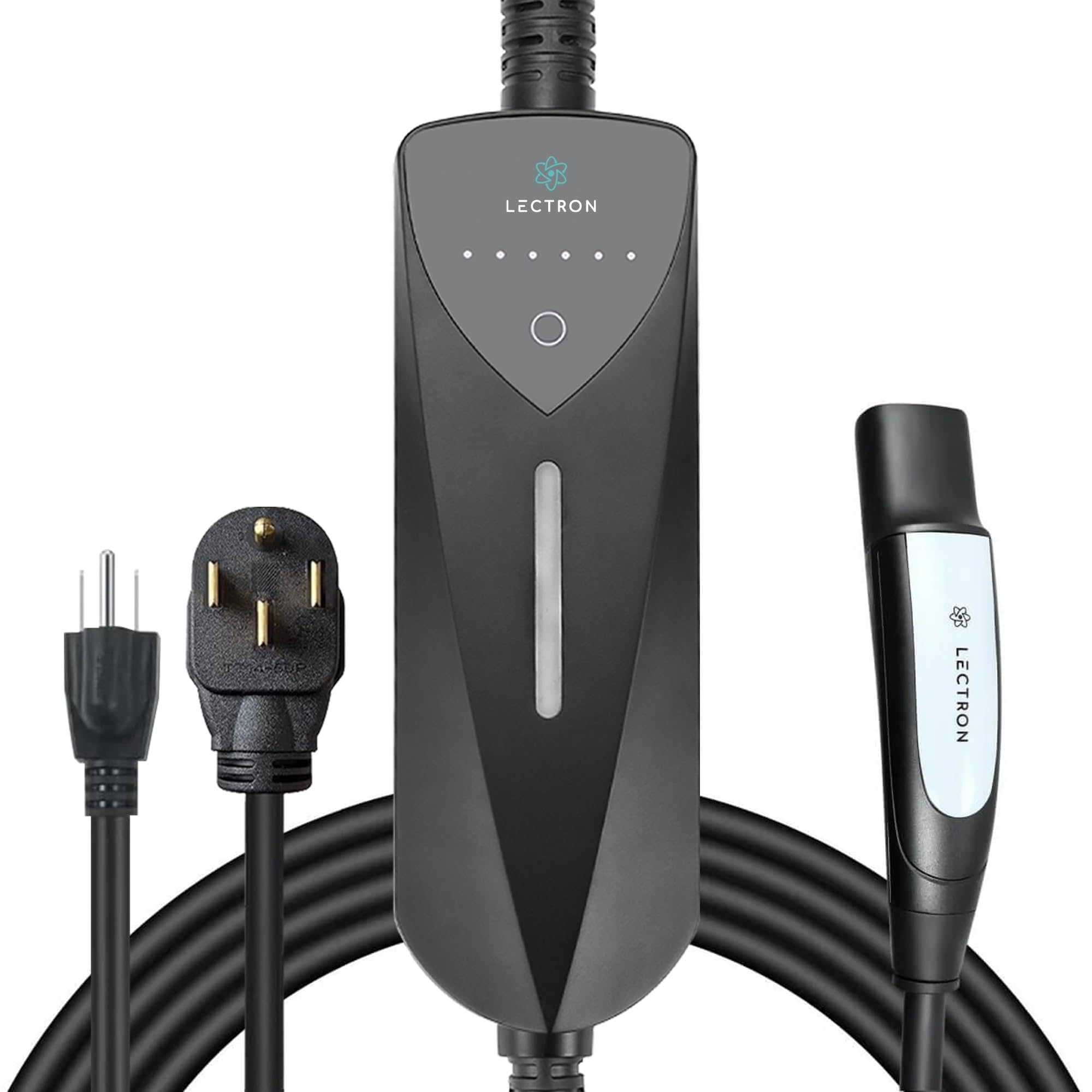 Photo 1 of Lectron Level 1/2 (8A - 40A) Tesla NACS Portable EV Charger - Dual-Level Electric Vehicle Charging Station with NEMA 14-50/5-15 Plug - Compatible with All NACS Electric Vehicles
