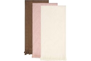 3 Packs Boho Hand Towels 14 x 32 in Decorative Hand Towels with Fringe Bathroom Turkish Decorative Hand Towels for Spa Kitche