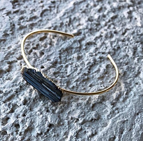 RAW BLACK TOURMALINE BRACELET